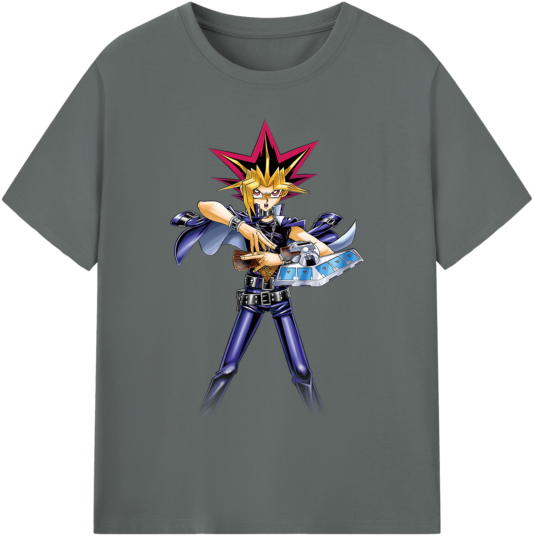 （画像用） 遊☆戯☆王 Yu-Gi-Oh! 綿100％ メンズ半袖Tシャツ｜肌触りやわらか＆通気性